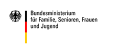 Logo Bundesministerium f�r Familie, Senioren, Frauen und Jugend
